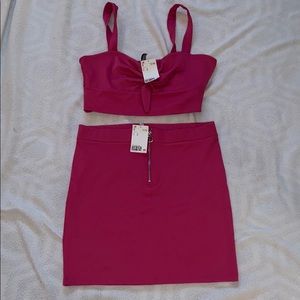 H&M two piece skirt and tank top